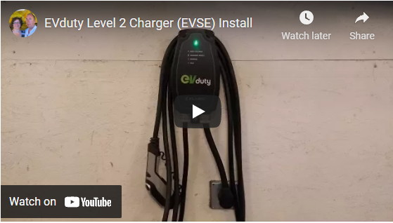 Video - Eric H. Installed an EVduty EVC30 Charging Station in his Garage.